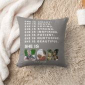 Custom Affirmation New Mom photo Gift クッション (ブランケット)