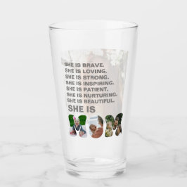 Custom Affirmation New Mom photo Gift タンブラーグラス