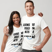 Custom Age Equation Funny Personalized Birthday  Tシャツ