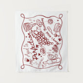 Custom Aged to Perfection Backdrop for Wine  タペストリー (正面)