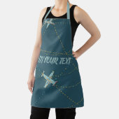 Custom Airplane Apron – Add Your Name or Message エプロン (インサイチュ)