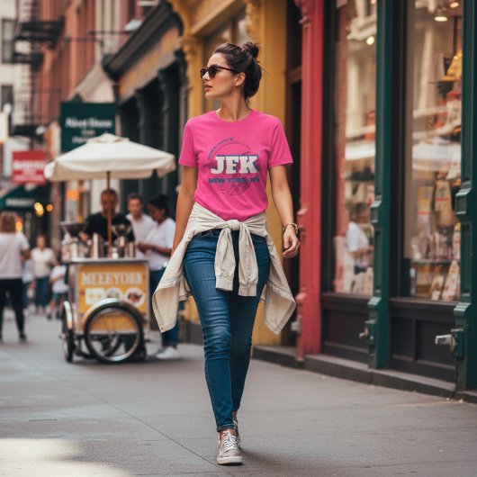 Custom Airport Code City & State Minimalist Travel Tシャツ