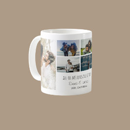 Custom All of Me Loves All of You Photo Mug コーヒーマグカップ