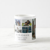 Custom All of Me Loves All of You Photo Mug コーヒーマグカップ (中央)