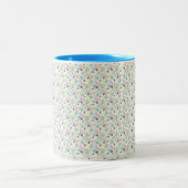 Custom All-Over Print Geometric Pattern Coffee Mug ツートーンマグカップ (中央)