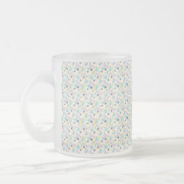 Custom All-Over Print Geometric Pattern Coffee Mug フロストグラスマグカップ