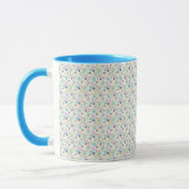 Custom All-Over Print Geometric Pattern Coffee Mug マグカップ (左)