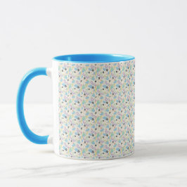 Custom All-Over Print Geometric Pattern Coffee Mug マグカップ