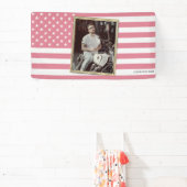 Custom American Flag with Your Photo, Dorm Decor 横断幕 (インサイチュ)