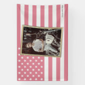 Custom American Flag with Your Photo, USA Decor 横断幕 (縦)