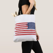Custom American USA Flag  トートバッグ (クローズアップ)