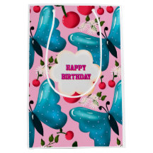 Custom and personalized cherry butterfly gift  