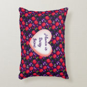 Custom and personalized Cute Cherry Butterfly  アクセントクッション (正面(垂直))