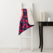 Custom and personalized Cute Cherry Butterfly  シェルパブランケット (インサイチュ)