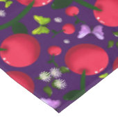Custom and personalized Cute Cherry Butterfly  テーブルクロス (アングル)