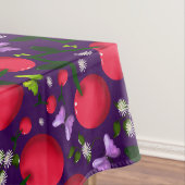 Custom and personalized Cute Cherry Butterfly  テーブルクロス (インサイチュ)