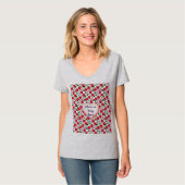 Custom and personalized Cute Cherry Butterfly  Tシャツ (正面フル)