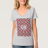 Custom and personalized Cute Cherry Butterfly  Tシャツ (正面)