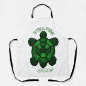 Custom and personalized Cute Turtle  エプロン (正面)