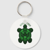 Custom and personalized Cute Turtle  キーホルダー (正面)