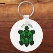 Custom and personalized Cute Turtle  キーホルダー (正面)