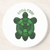Custom and personalized Cute Turtle  コースター (正面)