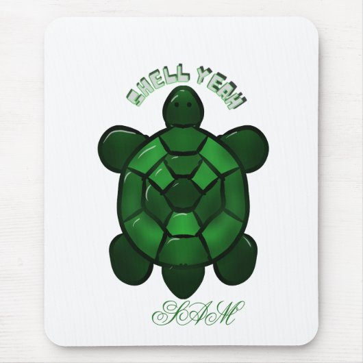 Custom and personalized Cute Turtle  マウスパッド (正面)