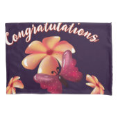 Custom and personalized floral Butterfly Pattern  枕カバー (正面)