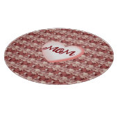 Custom and personalized floral gift for Mom カッティングボード (角)