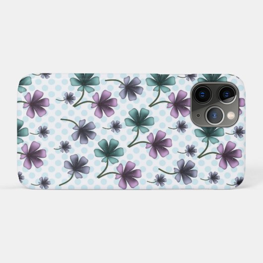 Custom and personalized floral pattern  Case-Mate iPhoneケース (裏面(横))