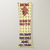 Custom and personalized gift  ボディピロー (正面縦)