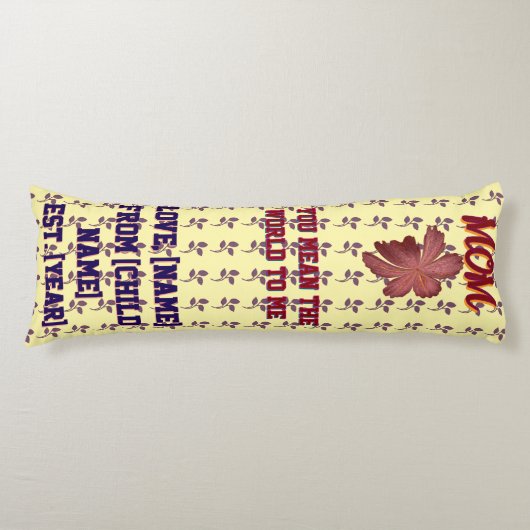 Custom and personalized gift  ボディピロー (正面)