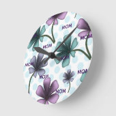 Custom and personalized gift  ラウンド壁時計 (傾斜)