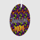 Custom and personalized gift butterfly Pattern   オーナメント (正面)