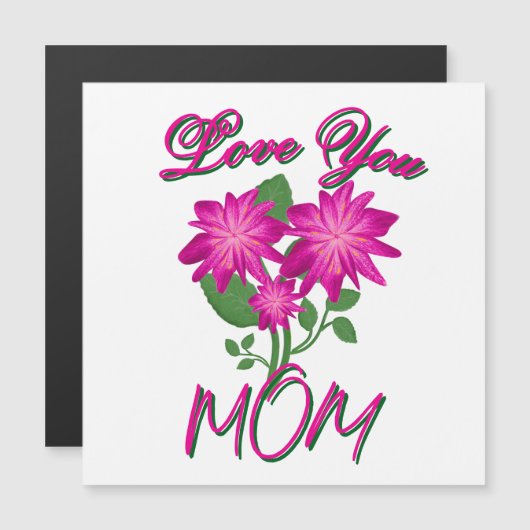 Custom and Personalized Mother's Day Floral gift  (正面/裏面)