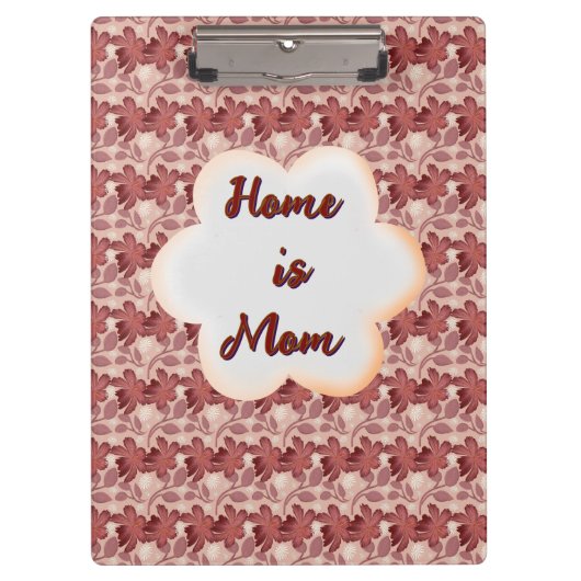 Custom and personalized mother's day floral gift  クリップボード (正面)