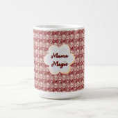 Custom and personalized mother's day floral gift コーヒーマグカップ (中央)