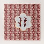 Custom and personalized mother's day floral gift ジグソーパズル (横)