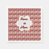 Custom and personalized mother's day floral gift  スタンダードカクテルナプキン (正面)