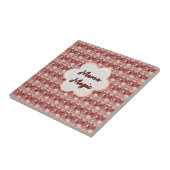 Custom and personalized mother's day floral gift タイル (側面)