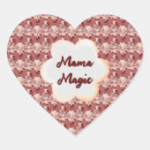 Custom and personalized mother's day floral gift ハートシール (正面)