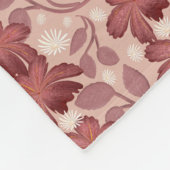 Custom and personalized mother's day floral gift  フリースブランケット (角)