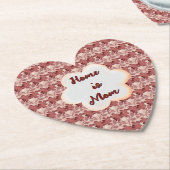 Custom and personalized mother's day floral gift  ペーパーコースター (アングル)