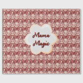 Custom and personalized mother's day floral gift ラッピングペーパー (フラット)