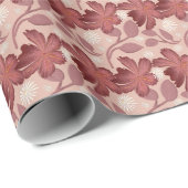 Custom and personalized mother's day floral gift ラッピングペーパー (ロールコーナー)