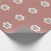 Custom and personalized mother's day floral gift ラッピングペーパー (角)