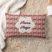 Custom and personalized mother's day floral gift ランバークッション (ブランケット)