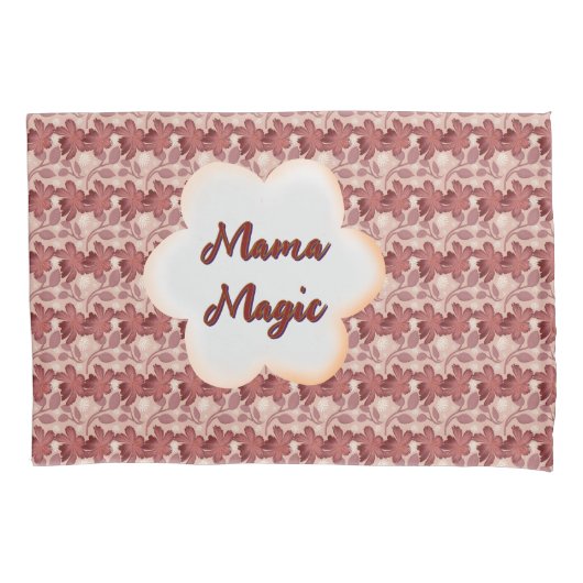 Custom and personalized mother's day floral gift 枕カバー (正面)