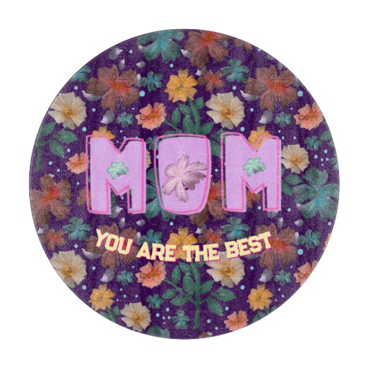 Custom and personalized mother's day gift  lumbar カッティングボード (正面)
