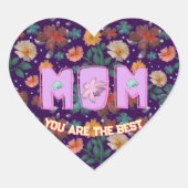 Custom and personalized mother's day gift  lumbar ハートシール (正面)